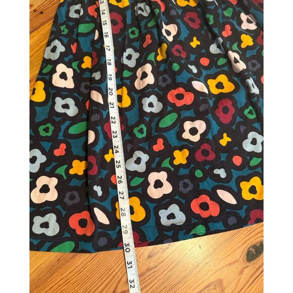 Hanna Andersson Elizabeth Playdress Girls Sz 12 Navy Floral Long Sleeves EUC - Picture 11 of 13